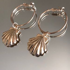 🥂 Host Pick 🥂 Seashell Charm Metal Fashion Earrings